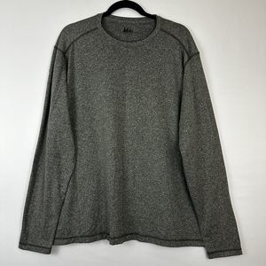 REI‎ Polyester Spandex Long Sleeve Active Pullover Shirt Men’s Size XL